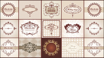 European-style Lochmuster 05 - Vektor Material