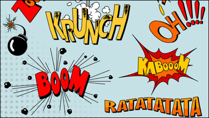 Cartoon Explosion Muster 03 - Vektor Material