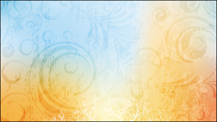 Fancy Silhouette Hintergrund 03 - Vektor Material