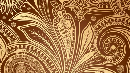 Continental exquisite Muster Hintergrund 04 - Vektor Material