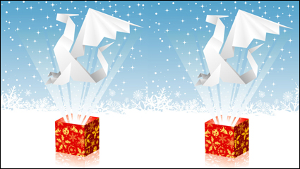 2012 Cartoon Hintergrund 01 - Vektor Material