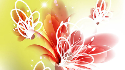 Bunte Blumen 01 - Vektor Material