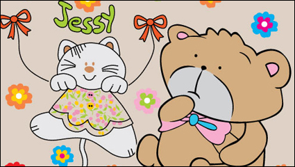 Cartoon Tiere 02 - Vektor Material