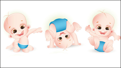 Cartoon baby - Vektor Material