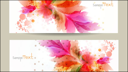 Floral Banner 01 - Vektor Material