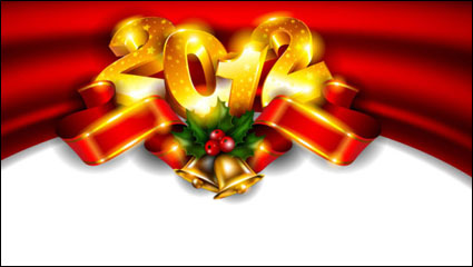 Fancy Neujahr Hintergrund 01 - Vektor Material