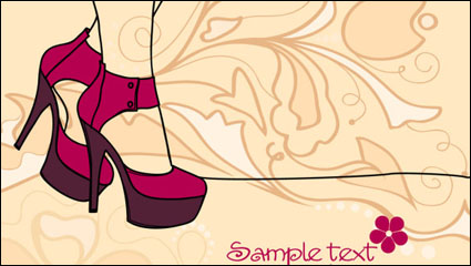 Sexy Schönheit Illustrator Linien 04 - Vektor Material