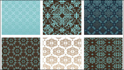 Schöne florale Muster Hintergrund 01 - Vektor Material