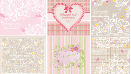 European-style Lochmuster 04 - Vektor Material