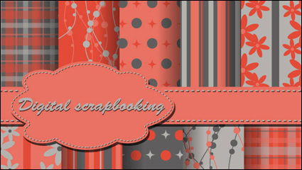 Hbsche webte Hintergrund Vektor Material -3