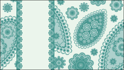 Exquisite Muster Hintergrund 01 - Vektor Material