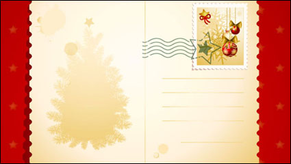 Weihnachten Elemente Briefmarken 02 - Vektor Material