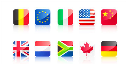 Flag icon Vektor Material