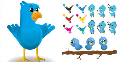 Twitter Vektor Bildmaterial