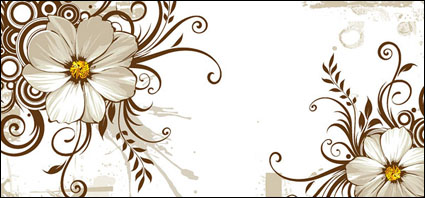 Wilde Chrysantheme und Mode Muster Vektor Material