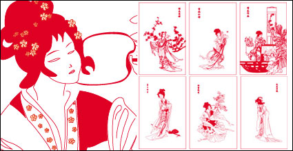 A Dream of Red Mansions Vektor Material