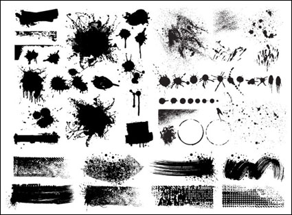 Inkjet-Effekt Vektor-Material