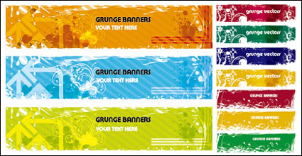 Material im Retro-Stil banner vector background