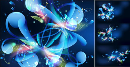 Crystal Art Colorful Vector