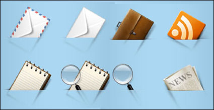 Aviation Umschlag-, Pinsel-Dokumente, Zeitungen, PNG-Icons