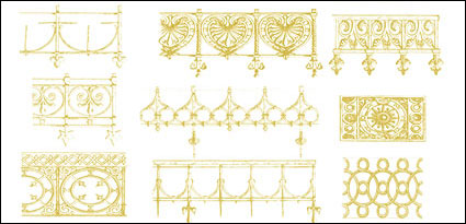 Im europäischen Stil Spitze Vector Material