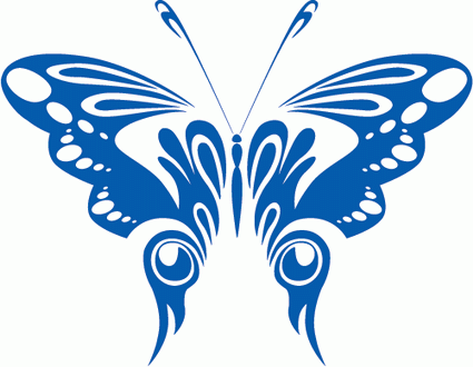 Fashion Butterfly Vector Material