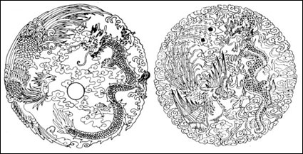 Phoenix pattern vector Fall -5