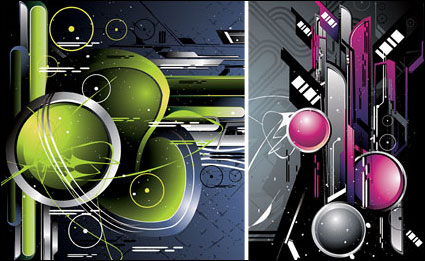 Zukunft Wissenschaft und Technologie Vector Material