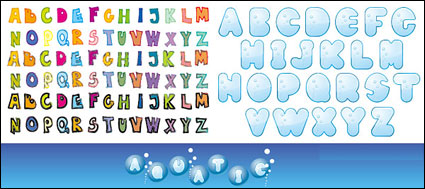 Alphabet Vektor-Material