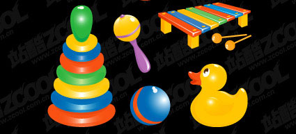 Kinderspielzeug Vektor-Material