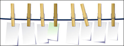Holz-Clip White Vector
