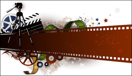 Filme Stativ Vektor-Material