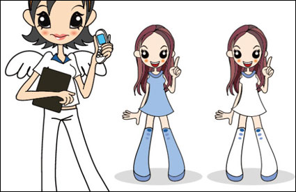 Telefon Angel Girl Vector