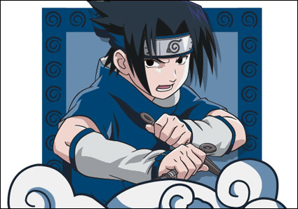 Naruto Zeichen Vector Material -3