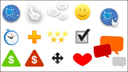 Web-Design und Dekoration Symbol Vektor