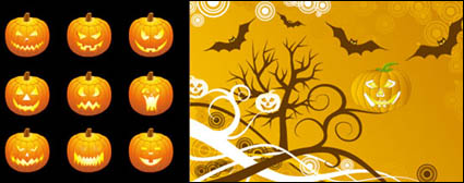 Halloween Krbis Vector Material