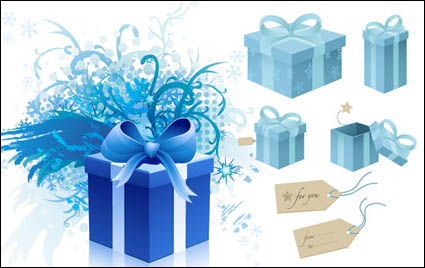 tag Schneeflocke Geschenkbox