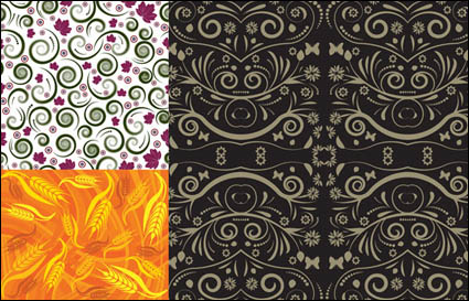 Weizen Blattdekor Hintergrundmaterial
