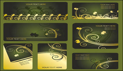 Material Muster card template Vektor
