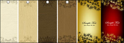 Tag und das Banner pattern vector