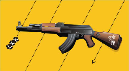 Vector AK47 Gewehren