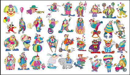 Clown-Set Vector Material
