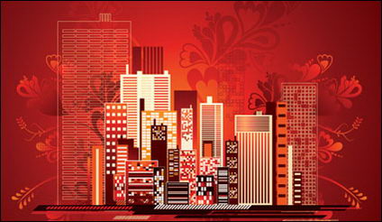 Modern City Vector Material