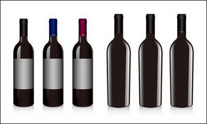 Rotwein-Flaschen