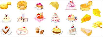 Käsekuchen Dessert Vector Material