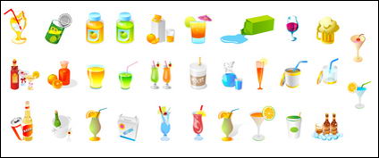 Orangensaft, Ananassaft, Cocktail, Milch, Bier, Rotwein