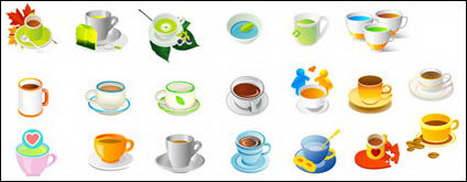 Pflanzen, Tee-und Kaffee-Vektor