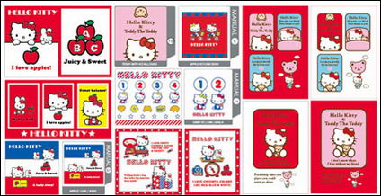 Hallo Kitty offiziellen Vector 5/15/38 / 57