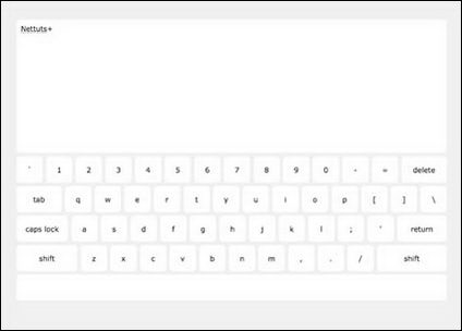 Keyboard Effekte zu erzielen, um