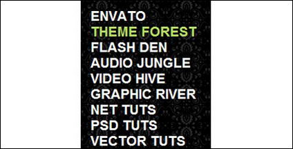 Imitation Flash-Effekte und praktische Code fr das Men